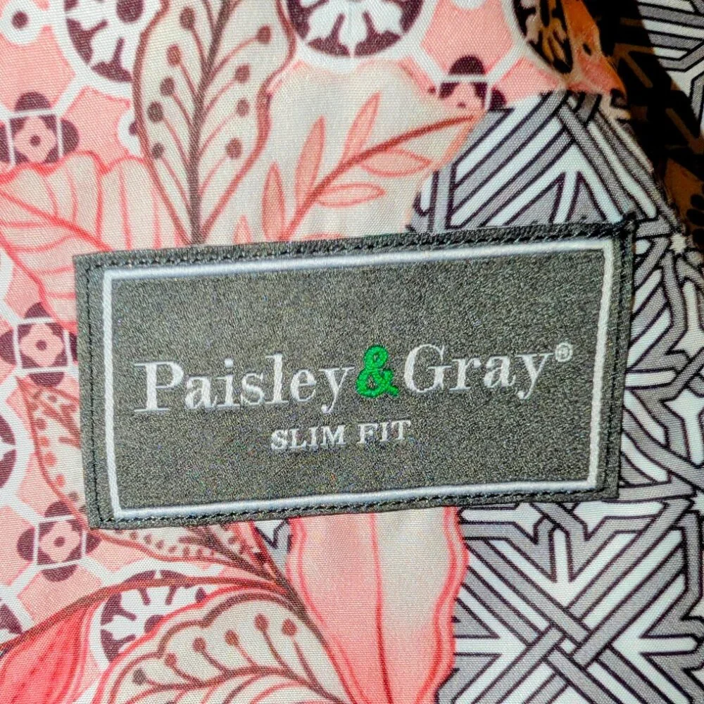 Paisley & Gray Dover Slim Fit Linen-Blend for Men Jacket
